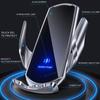 Car Wireless Charger Stand Auto Car Vent Mount Mobile Phone Holder Dock Fast Wireless Charging Station Bracket Infrared Induction Devices