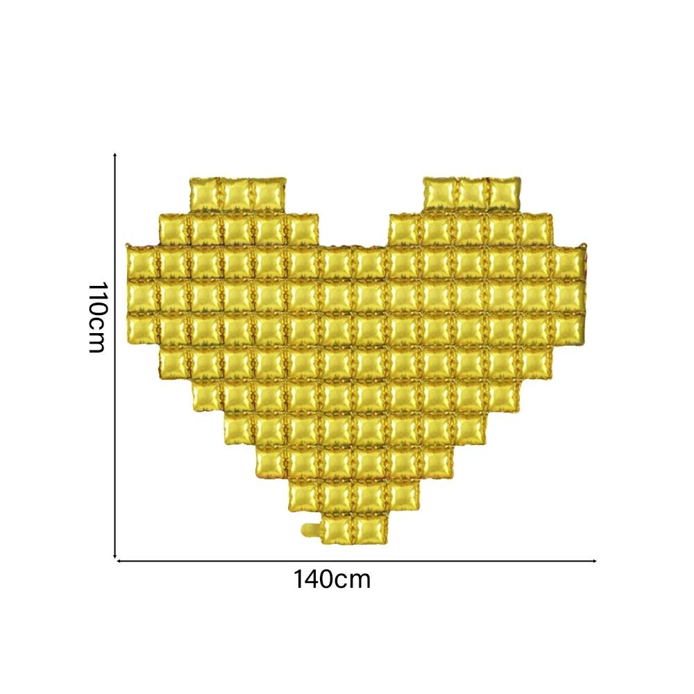Heart Shaped Background Wall Foil Balloon Love Letter Balloons for Wedding Party Happy Valentines Day Home Decoration Supplies