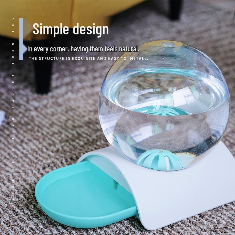 Bubble Pet Cat & Dog Automatic Drinking Fountain - No Plug-in, No Wet Mouth Design