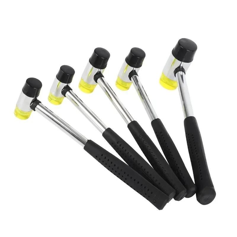 Doppelseitiger weicher Gummihammer 25mm Multifunktional Verglasung Fensterleisten Hämmer Nylonkopf Gummihammer