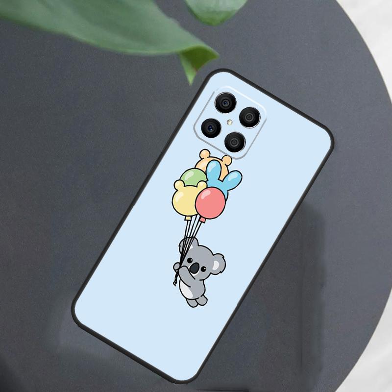 Cartoon Painting Animal Koala For Honor Magic 5 6 7 8 Pro Case For Honor 400 200 50 70 Lite X8c X8b X9a X9b X9c X9d Win RT