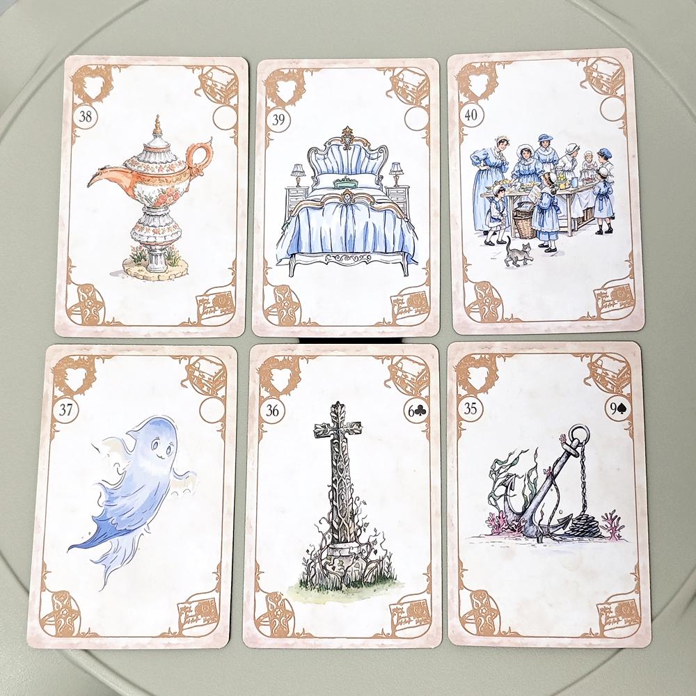 Signs of Fate Lenormand 36 Pcs Cards and 6 Extra Cards - Rana System 9*6cm