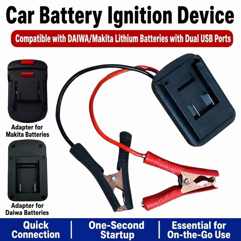 Lithium Battery Car Jump Starter Large Capacity Portable Emergency Power Supply Auto Battery Booster Vehicle Ignition Tool