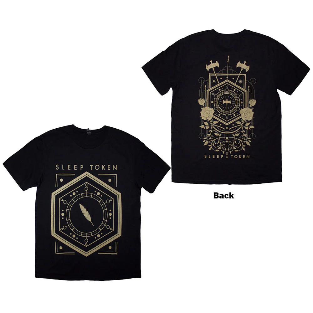 Sleep Token T-Shirt: Emergence Feathered Host (Black) (Back Print) OFFICIAL NEW XXL