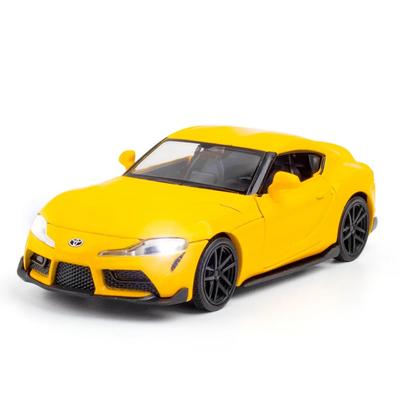 1/32 Toyota Supra GR Fast & Furious Supersportwagen Legierungsauto Modell Sound und Licht Rückzug Kinder Spielzeug Sammlerstücke Geburtstagsgeschenk