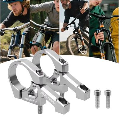 Precision Downhill Fixed Stem Handlebar Clamp 31.8mm DH Bike Handlebar Clamp  MTB Cycling