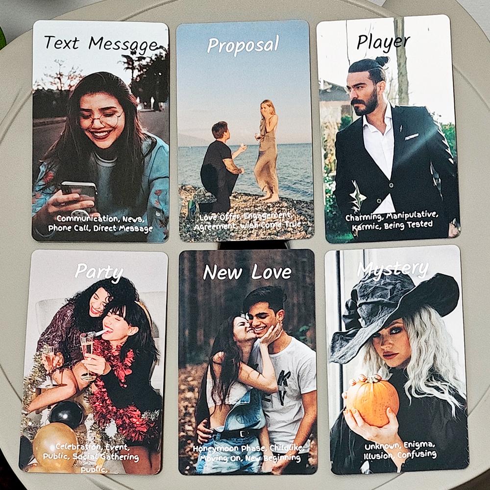 Das Liebesorakel-Deck 10,3*6cm - 54 Moderne Romantik-Karten für Seelenpartner- & Zwillingsflammen-Führung - Intuitive Beziehung