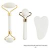 Jade Roller & Gua Sha Facial Massage Three-Piece Set