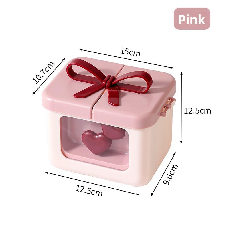 

Туалетный столик, украшенный бантом, Коробка для хранения косметики с крышкой