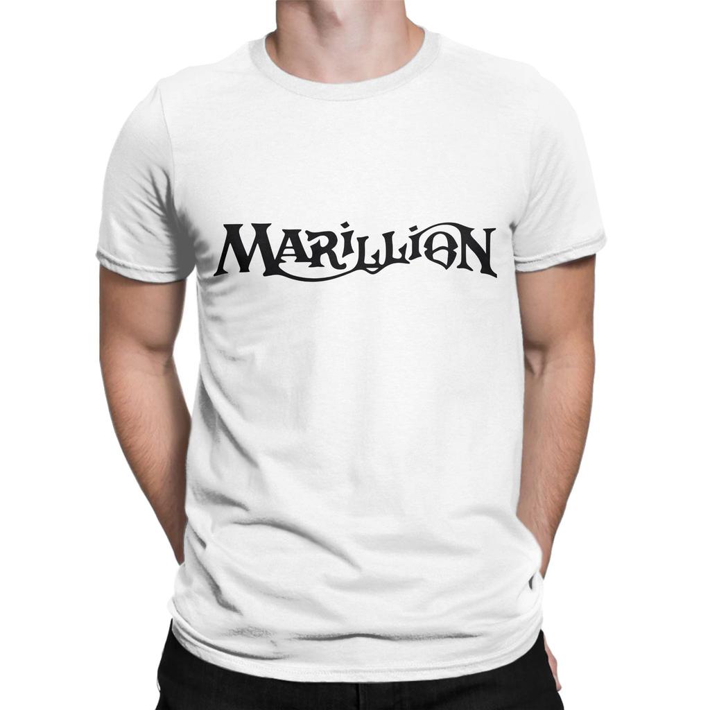 Camiseta Gráfica Divertida de Algodón 100% Marillion Camisetas Marillion Tops Para Unisex