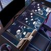 Gotisches Fledermaus Großes Erweitertes Gaming-Mauspad Rutschfeste Schreibtischmatte Spinnennetz Tastatur-Mauspad Für Laptop Desktop Büro-Setup