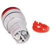 Mini Voltmetro Digitale Rotondo 22mm AC 12-500V Volt Tensione Tester Misuratore Monitor Potenza Indicatore LED Spia per Auto Camion Camper