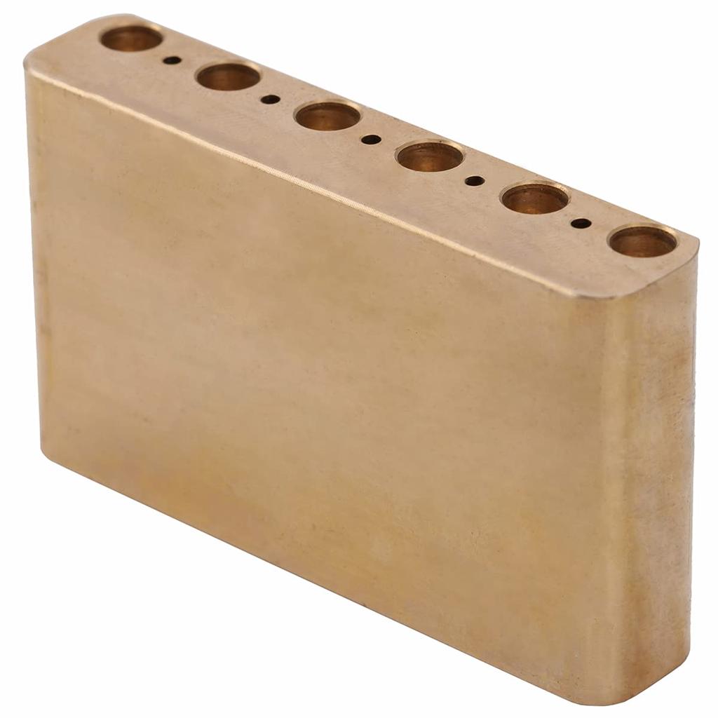 Musiclily Ultra Brass Tremolo Block for GOTOH 510, 10.8 mm String Spacing, 37 mm Deep