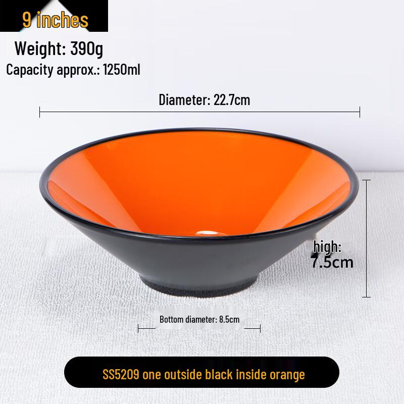 Chinese Style Melamine Conical Noodle Bowl