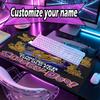 Custom Name Personalized Scooby Pattern Mousepad, Laptop PC Desk Mat, Decorative Desk Mat for Home Keyboard Pad Gift