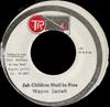 7inch Record WAYNE JARRETT  THE GROOVE MASTER  Jah Children Shall Be Free NONE TR Groovemaster Jamaica Reggae Ska  Dub Used