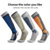 Wool Socks, Thick Ski Socks, Men's and Women's Hiking Socks, Towel Bottom, Snow Ground, Winter Long Tube Sports Socks