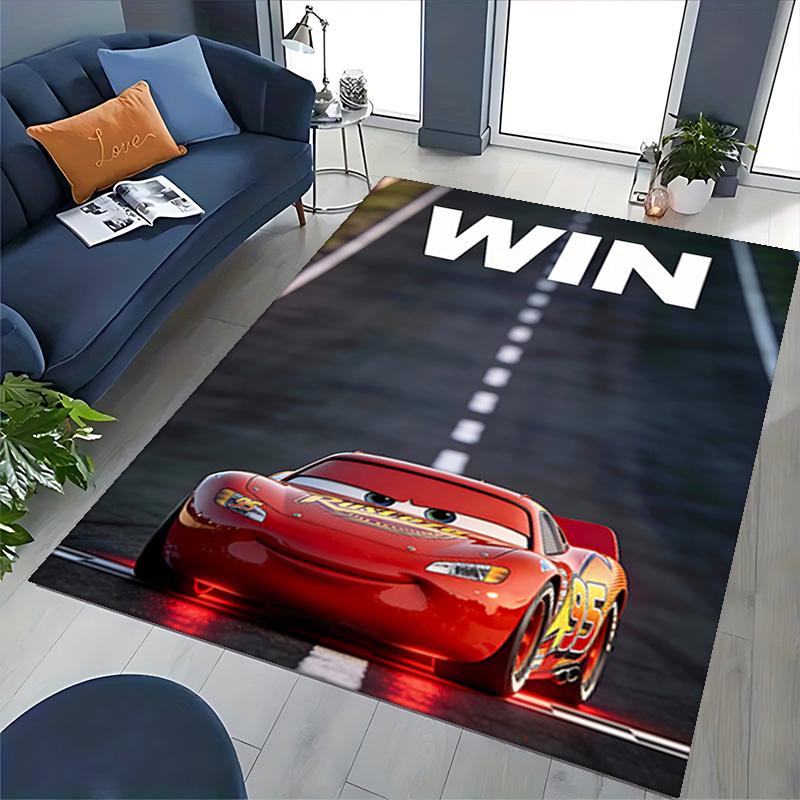 1pc Cars Movie Poster Artwork Carpet Rug for Bedroom Living Room Decor Sofa Home Game Area Rug Non-slip Floor Mat. D073003