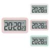 Digitální budík s bateriovým provozem, 12/24hodinový LCD displej, stolní hodiny s režimem odložení buzení, do ložnice a na cesty