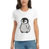 Women TShirt Baby Penguin Summer Short Sleeve Tees ONeck Cotton T Shirts Clothes Tops Streetwear