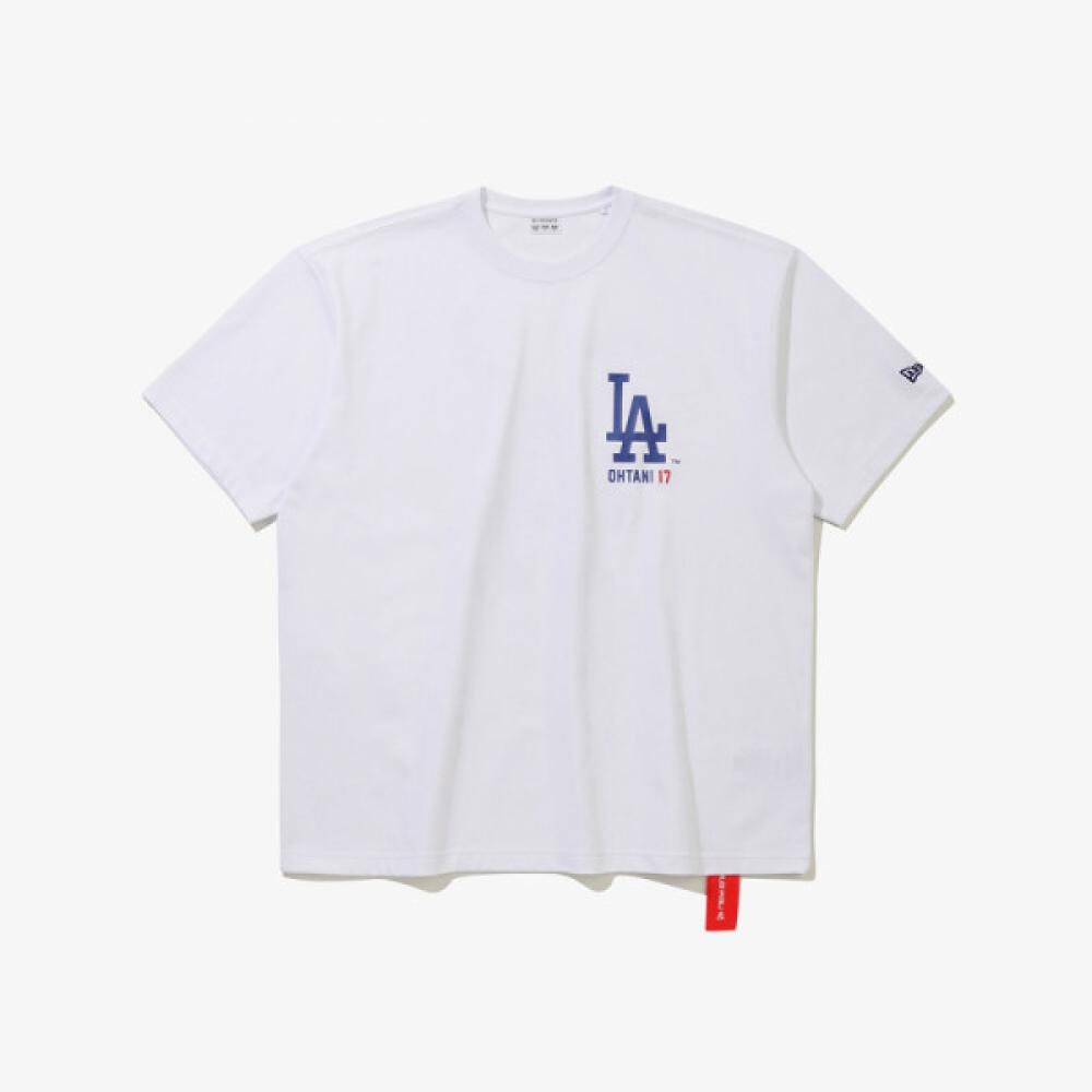 New Era La Dodgers SignaTure T shirT whiTe