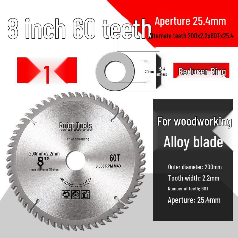 Woodworking Circular Saw Blade - 4 to 10 Inch for Angle Grinder & Hand Grinder