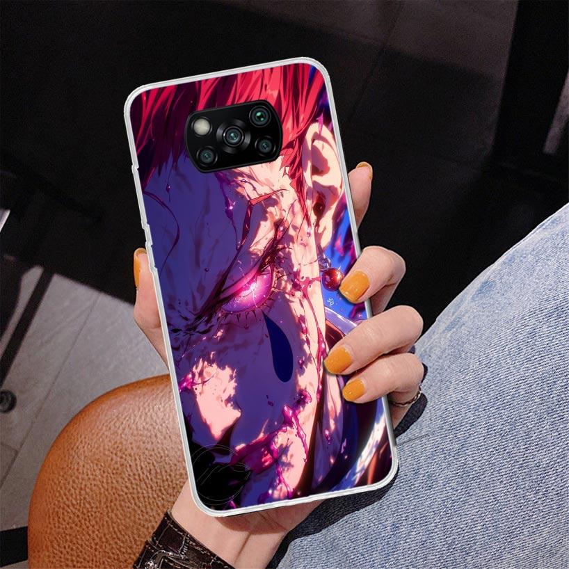 

Huner X-Hunters Hisoka Phnoe Case for Xiaomi Poco X5 X6 X7 Pro X4 Gt F7 Ultra M8 M7 Redmi 15C 15 13C 13 12C 12 Unique Cover Coqu Redmi 13C