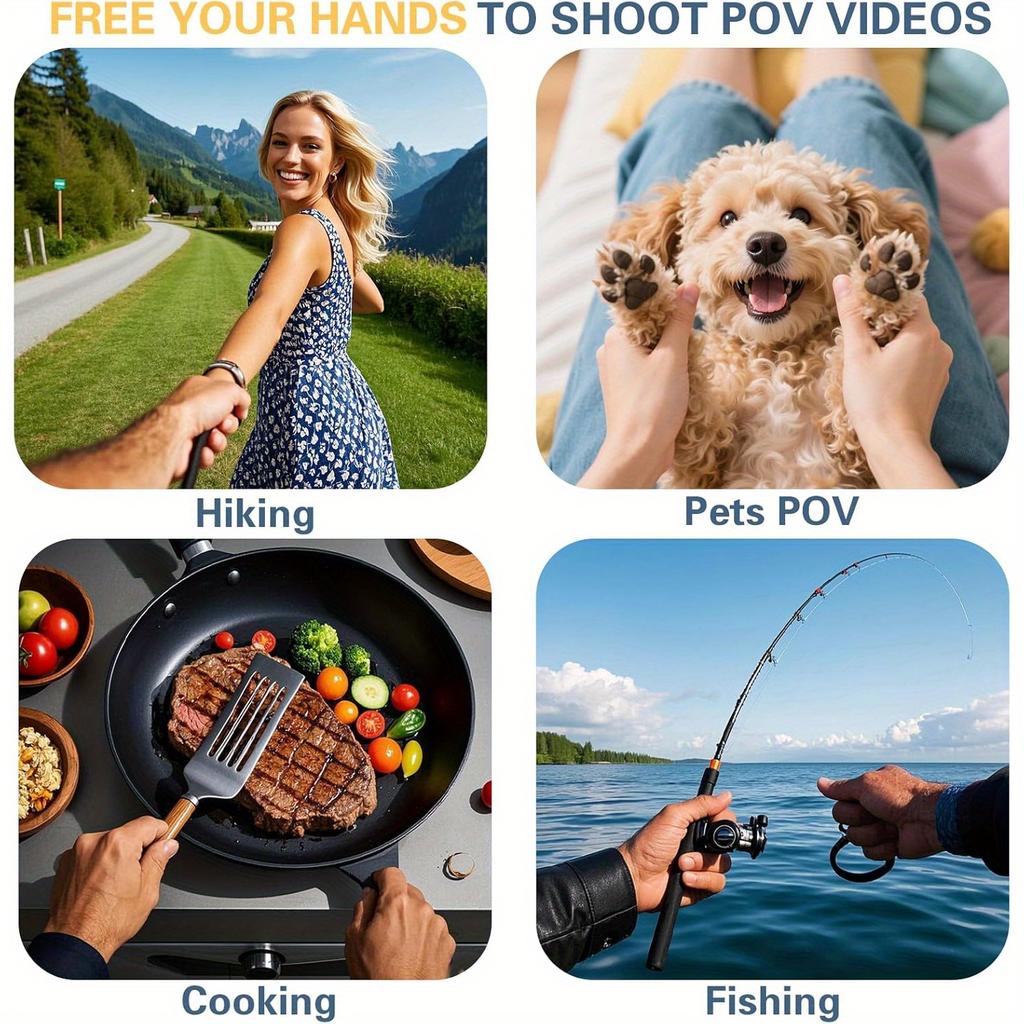 2026 Neue verstellbare magnetische Handy-Halterung für den Hals, POV/Vlog, freihändige Installation, Videoaufnahme, geeignet für 12-16 Serie und alle Android-Handys