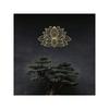 Leuchtendes Lotus-Mandala Metall-Wandkunst, Zen-Dekor für Zuhause, Wohnzimmer, Schlafzimmer, Innen/Außen, Wasserdicht Rostfrei