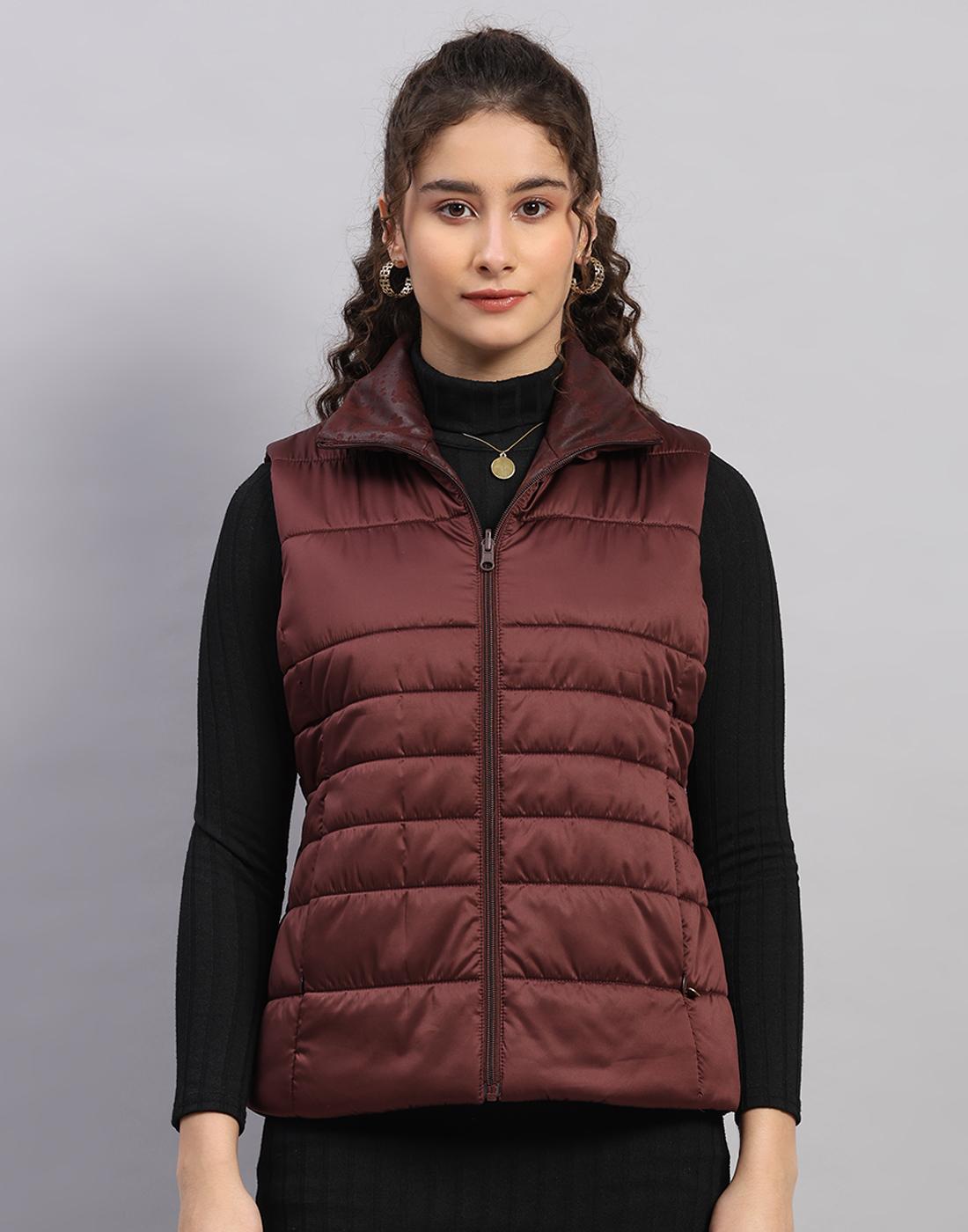 

Monte Carlo Women s Collar Sleeveless Jacket L бордовий