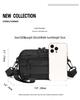 Unisex Trendy Solid Color Crossbody Messenger Bag