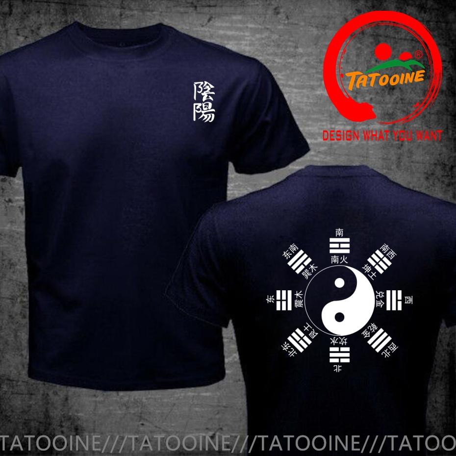 Funny Design Yin Yang Symbol Named Taiji Bagua Shirt Unisex Fashion Trendy Casual Clothing Stylish Tops Tee Shirt Leisure Tshirt
