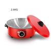 Red Multi Functional Hot Pot Dormitory Portable Electric Boiling Pot Household Large Capacity Cooking Utensil
