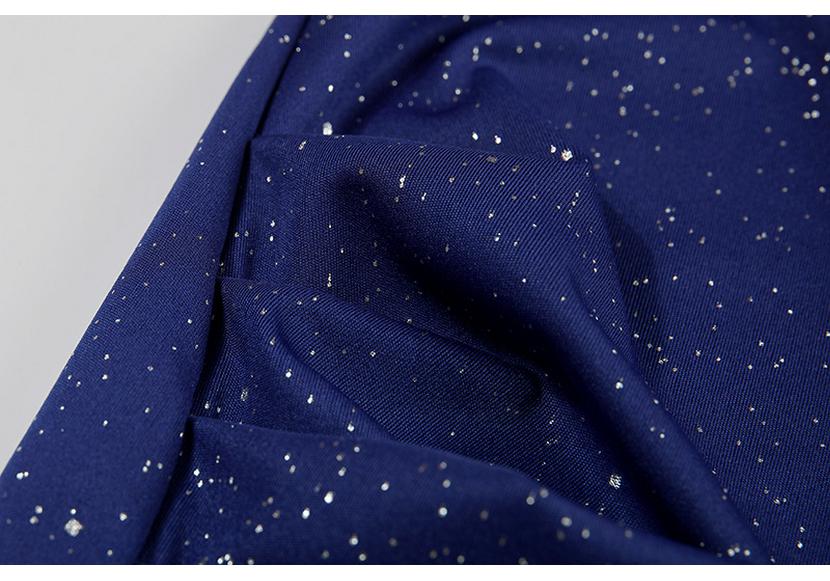 2023 Spring/Summer Women's Sparkly Off-Shoulder Rhinestone Strap Dress Gown