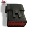 Automotive 12-Pin DT04-12PB Connector Housing - Black Plastic Shell