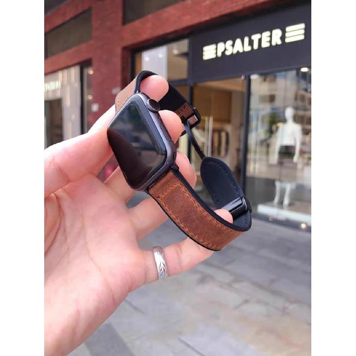 Magnet Silicone Leather Loop For Apple Watch Band Men Women Series Ultra 10/9/8/7/6 38mm 40mm 41mm 42mm 44mm 45mm 46mm Strap