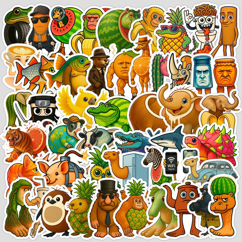 50 Nordic Mountains and Seas Graffiti Stickers Water Cup Mobile Phone Computer Waterproof Decorative Stickers Creative Stationery Stickers