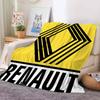 Modischer Druck R RenaultS Decke für Sofa Büro Bett Flugzeug Reisen Schlafen Lesen Entspannen Camping Weich und Warm
