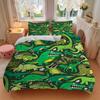 3pcs Dino Pattern Bedding Set, Includes Without Pillow Inserts, Soft Comfortable Bedding Set,All-Season Use A0924069