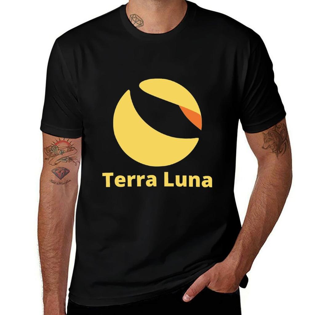 Terra LUNA Cryptocurrency T-Shirt Casual Streetwear Short Sleeve Tee