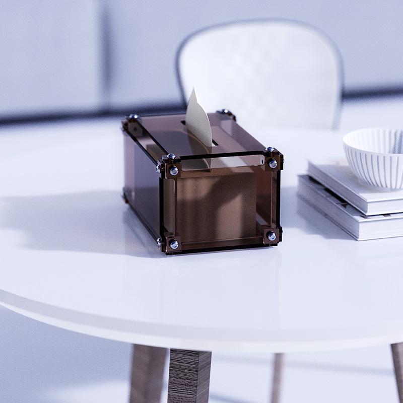 Nordischer Ins Stil Kreative Acryl Transparente Taschentuchbox Haushalt Wohnzimmer Schlafzimmer Esszimmer Nordische Aufbewahrungsbox
