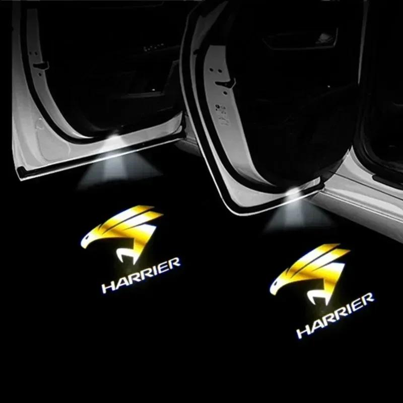 2PCS For Toyota HARRIER XU30 XU60 XU80 ACU30 80 2003-2024 Car YULXRU5 Logo Wireless Courtesy Car Door Projector LED Courtesy Lamp