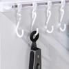 Hanging Hooks Behind The Cabinet Door A Row Of Sliding Tracks No Drilling, Adhesive Rods Spoons Shovels Kitchenware Storage Racks YLE578