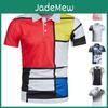 Summer New Fashion Casual Mens 3d Printing Tops Shirt Lapel Casual Short Sleeve Top