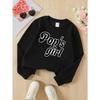 Kids Sweatshirt , Crew Neck Fashion Top, Fun Patterned Lightweight Sweatshirt for Everyday Casual Wear, Perfect for All Kinds of Daily Outfits