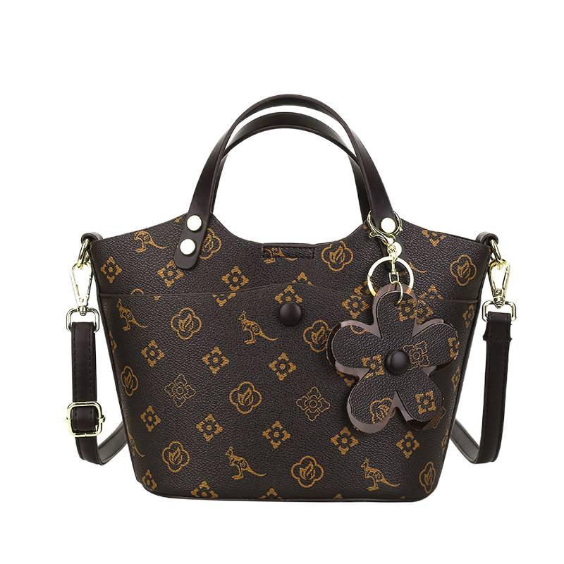 Women's bag popular shoulder bag women's new versatile texture messenger bag classic retro portable bucket bag