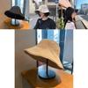 Beige Versatile Korean Style Fisherman Hat Trendy Wide Brim Sunshade Summer Hat For Women