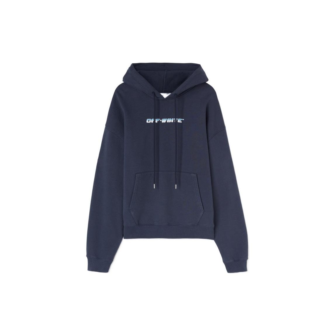 

Off-White Толстовка с капюшоном Between Arrow Over Outerspace White Men Tops OMBB037F22FLE0074601