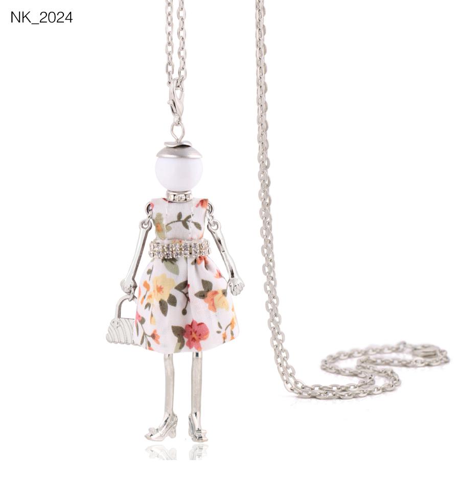 Cute Women Necklace Statement Lady Charm Long Trendy Necklace New Fashion Female Big Pendant Lovely Jewelry Gift