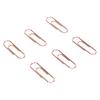 1.1in 100pcs Paper Clips Rust Prevention Increased Slip Resistance Portable Metallic Paper Clips for   Daily Use